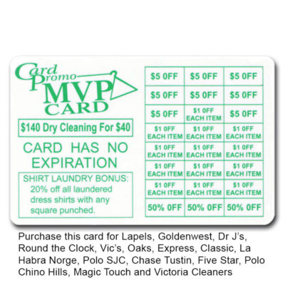 MVP Standard Discount Card