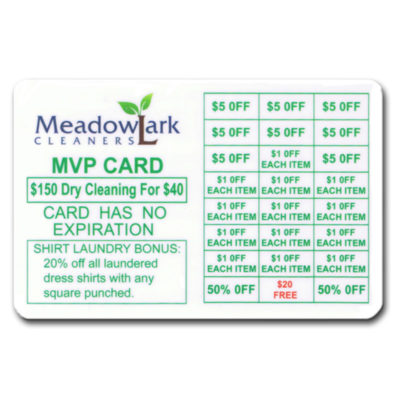 Meadowlark Cleaners MVP Card